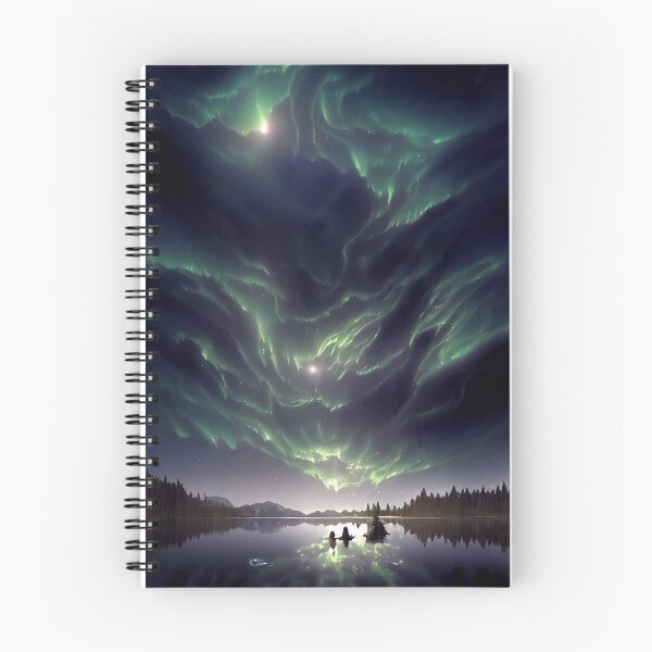 Item preview, Night sky, The stars shine on the silky lake. designed and sold by williambaileyia.