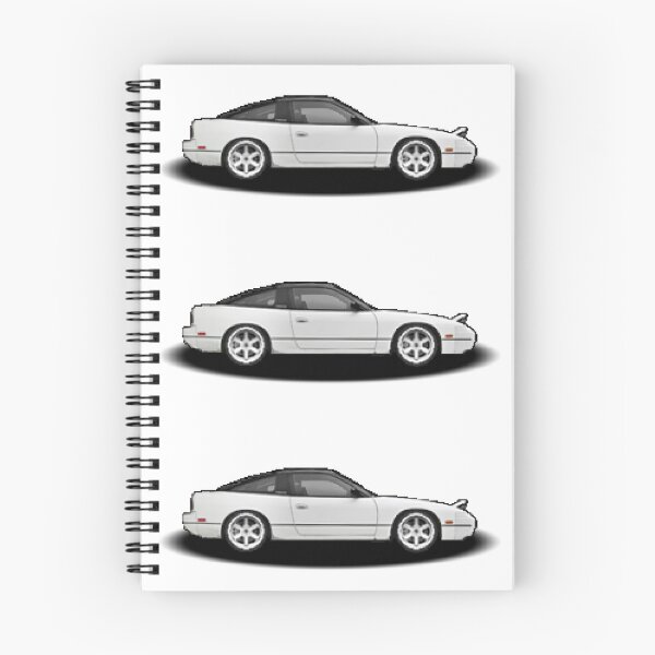 Aperçu de l'œuvre Voiture Pixel Nissan 240SX créée et vendue par Maria Kirichenko.