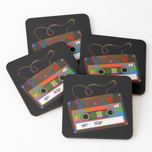 Item preview,  90s colorful rock in roll cassette tape designed and sold by RafaelLima7.