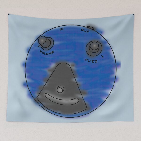 Item preview, Blue Fuzzy Face designed and sold by Firewallmud.