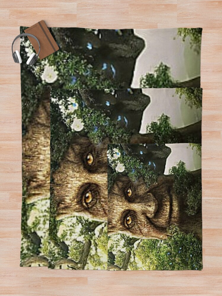 Wise Mystical Tree [WIDE] Throw Blanket for Sale by Cowboy Mike