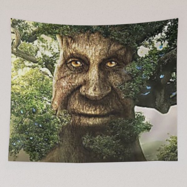 Item preview, Wise Mystical Elucidative Tree Original Art [Hi-Res] designed and sold by Cowboy Mike.