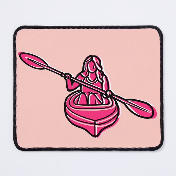 Item preview, Pink Kayak Paddler designed and sold by LaurenPittaway.