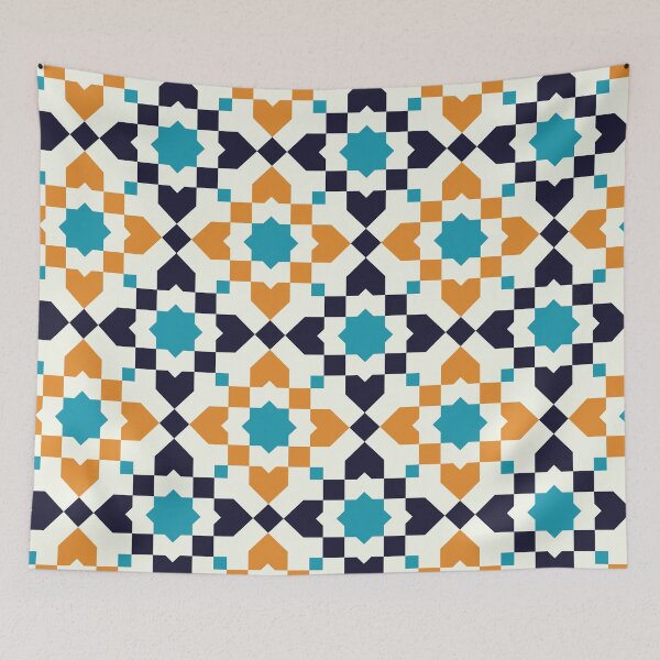 Item preview, Colored Moroccan Mosaic Digital Scrapbook Papers Seamless Traditional Moroccan designed and sold by ArtiseGraphics.