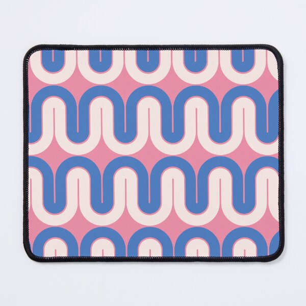 Item preview, Groovy Waves in Pink and Blue designed and sold by MineEyes.