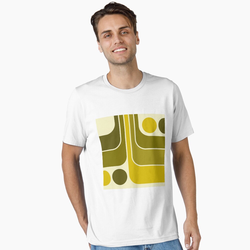 Retro Geometric Design 632 Scarf