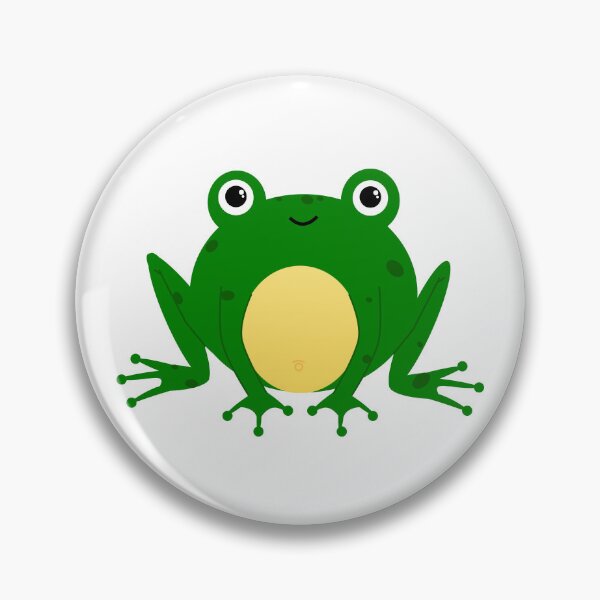 Item preview, Cute Cartoon Pond Frog  designed and sold by SharkaSplat.