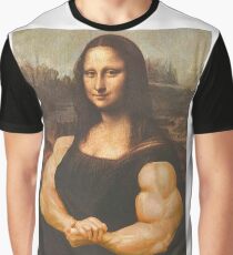 Camiseta gráfica Muscular Mona Lisa