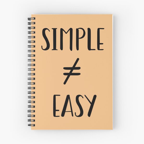 Item preview, Simple, Not So Easy designed and sold by lezell.