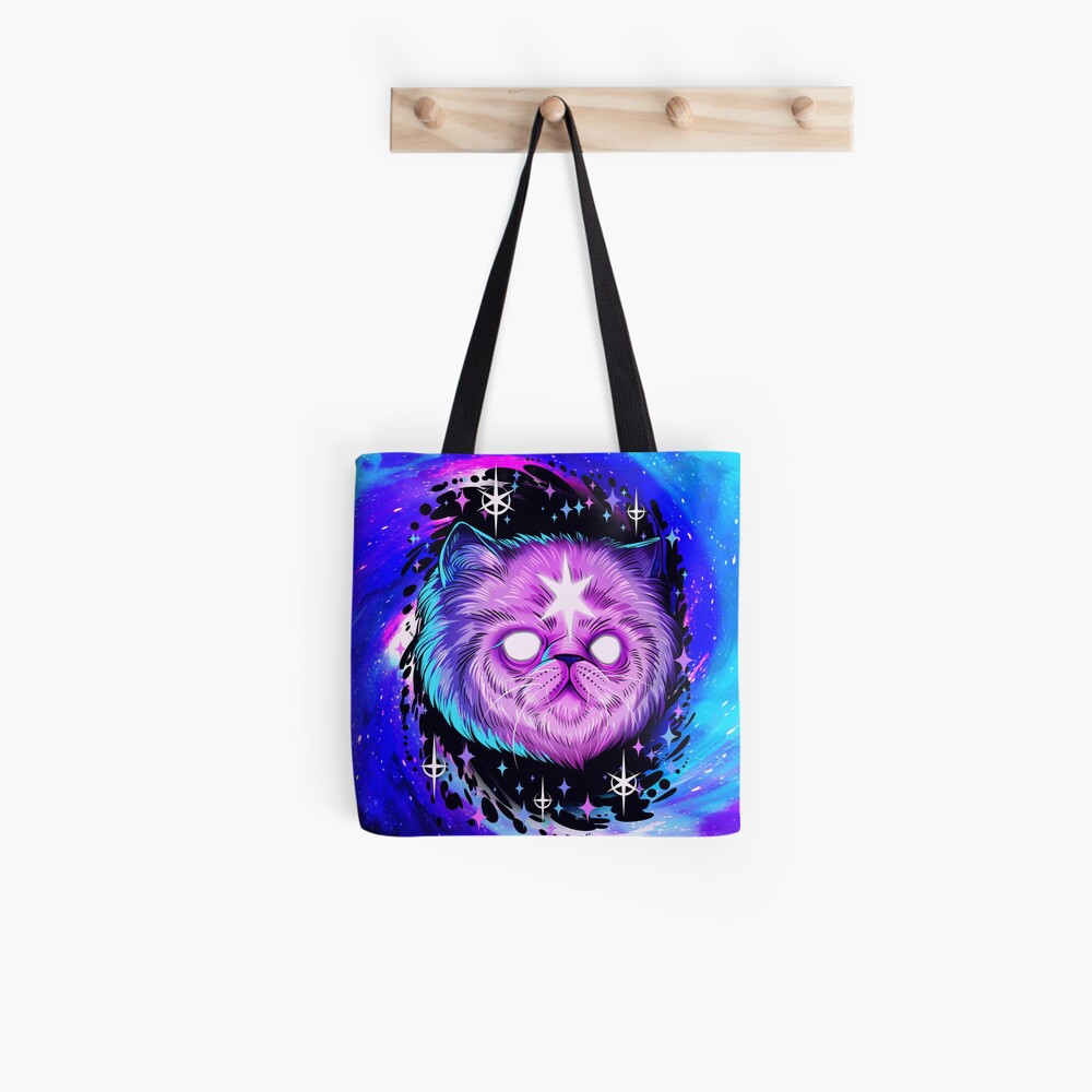 Black Hole Cat Tote Bag