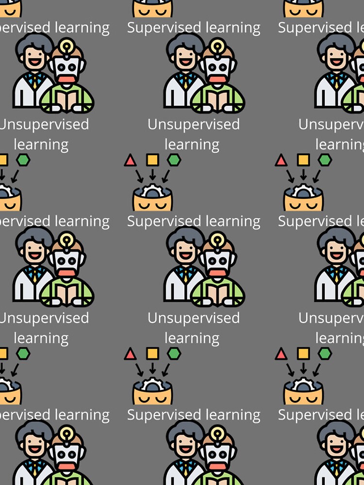 Thumbnail 4 of 4, iPhone Case, Unsupervised learning Supervised learning designed and sold by UpcomingTech.