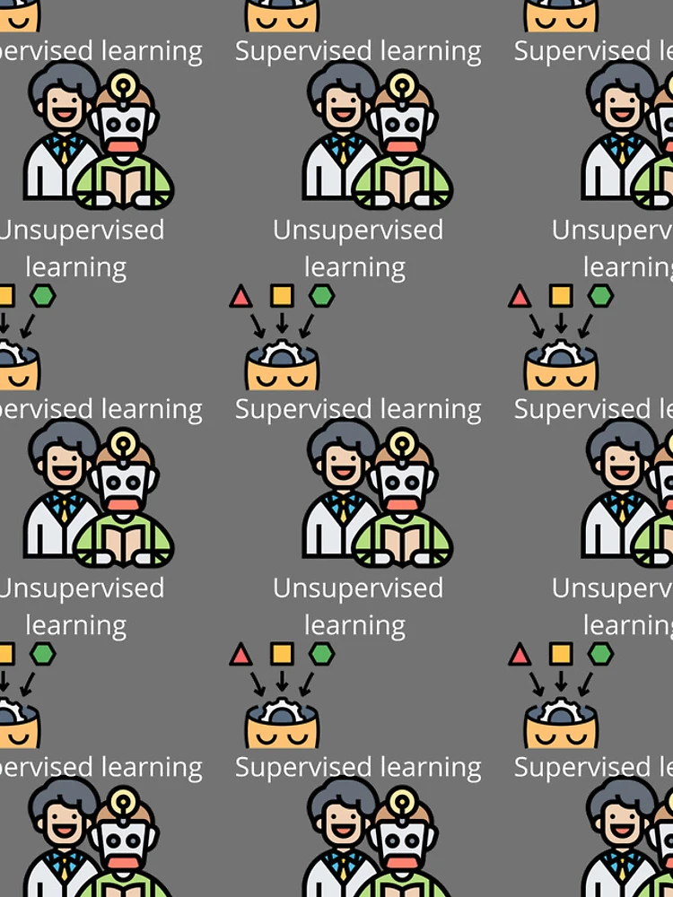 Thumbnail 4 of 4, iPhone Case, Unsupervised learning Supervised learning designed and sold by UpcomingTech.