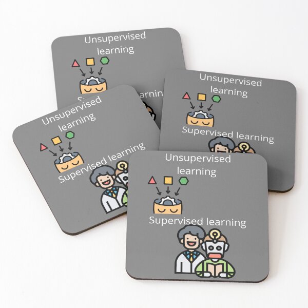Item preview, Unsupervised learning  Supervised learning  designed and sold by UpcomingTech.
