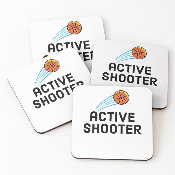 Item preview, active shooter(basketball) shirt designed and sold by TipsyTees-net.
