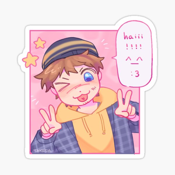 Cute Jesse Pinkman Sticker For Sale By Takeda Draws Redbubble