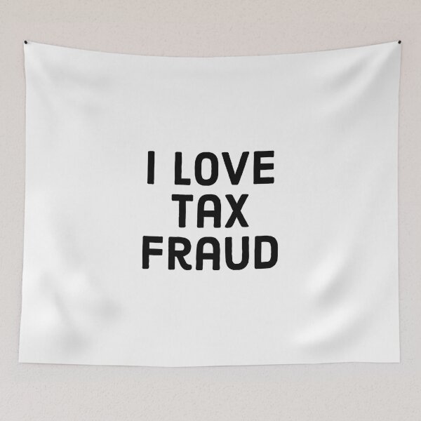Item preview, tax fraud shirt designed and sold by TipsyTees-net.