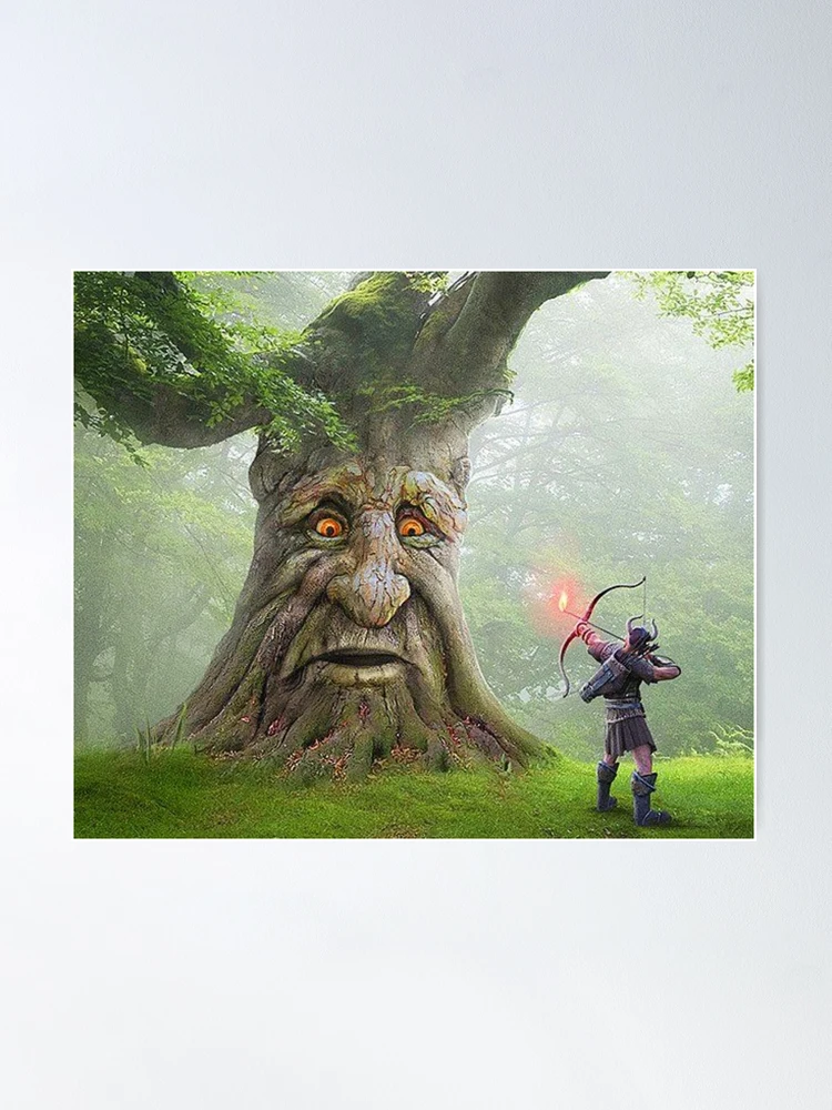 TREE FACE  Wise Mystical Tree / If You're Over 25 and Own a