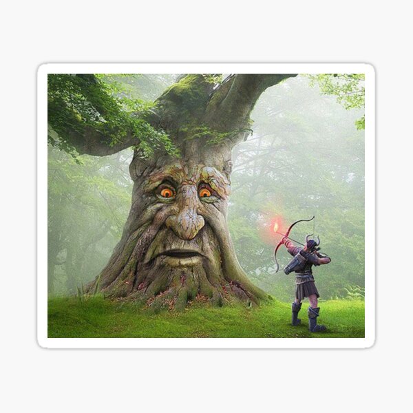 WISE MYSTICAL TREE - Mystical - Sticker