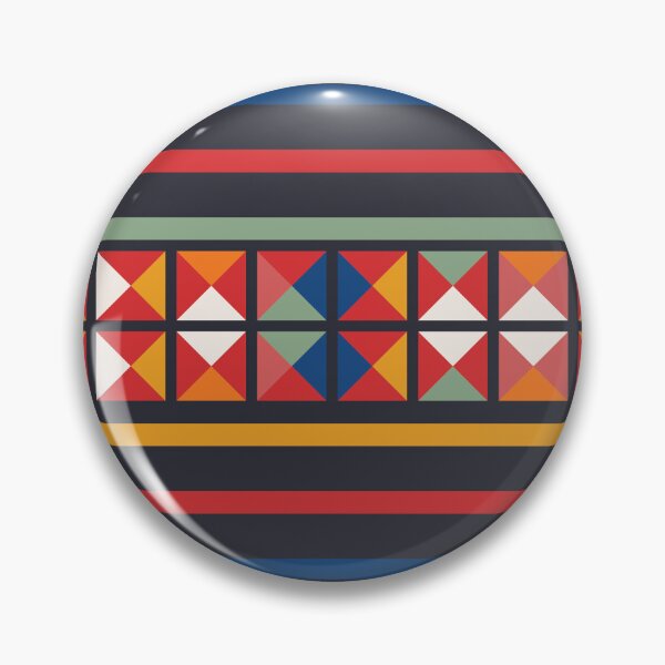 Item preview, Ethnic Akha Embroidered fabric Pattern design for textile designed and sold by dpsstudio.