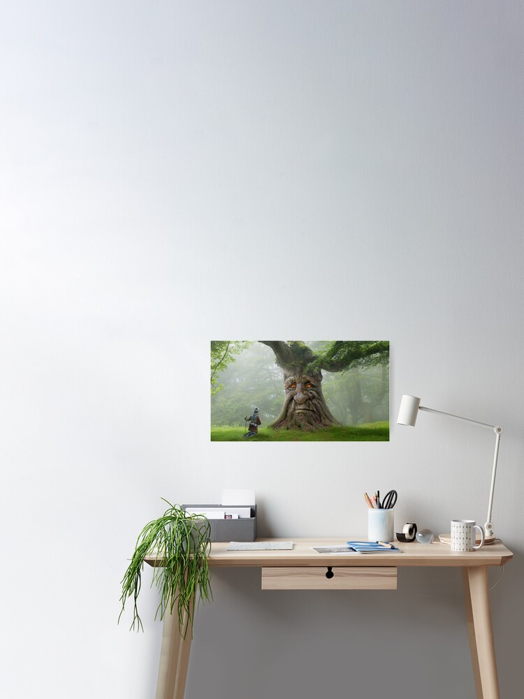 Wise Mystical Elucidative Tree and 50 Year Old Gamer Original Art [Hi-Res]  Canvas Print for Sale by Cowboy Mike