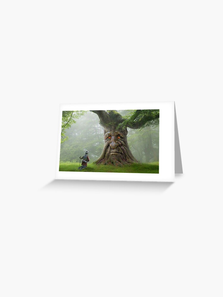 Wise Mystical Elucidative Tree Original Art [Hi-Res] Sticker for Sale by  Cowboy Mike