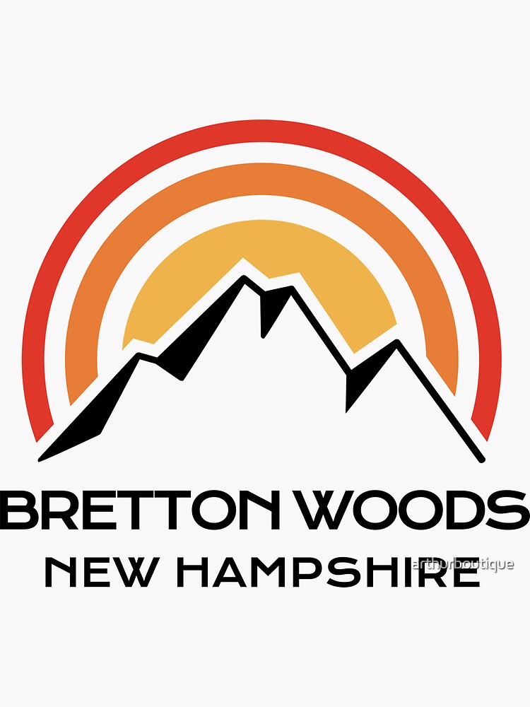 "Bretton Woods NH Bretton Woods Ski Resort New Hampshire" Sticker for