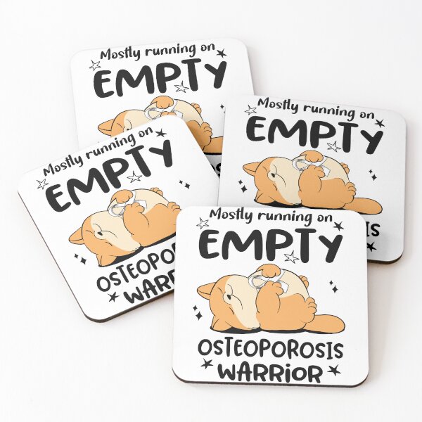 Item preview, Mostly running on Empty Osteoporosis Warrior designed and sold by ElizabethS809.