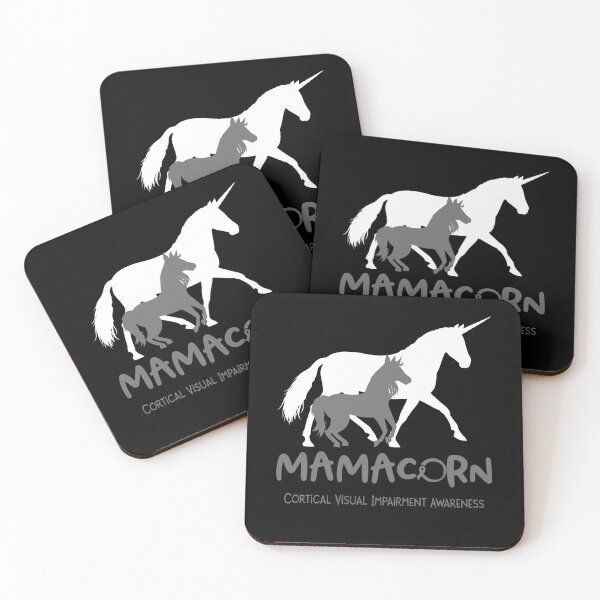 Item preview, Cortical Visual Impairment Awareness Mama Unicorn Mamacorn Support Cortical Visual Impairment Warrior  designed and sold by RunningShop.