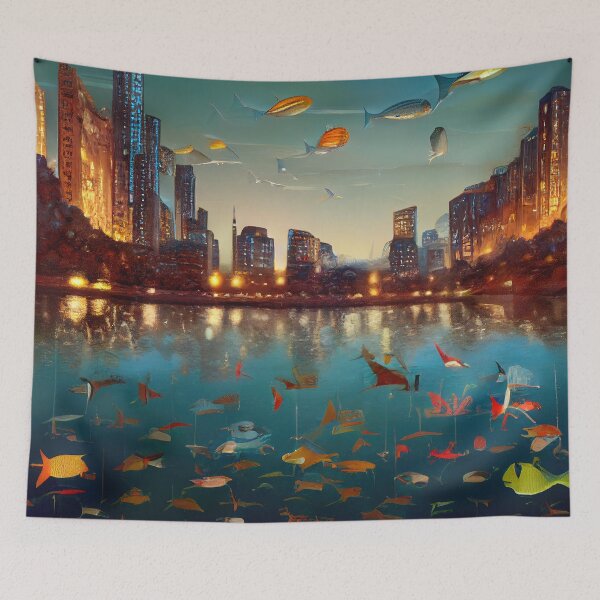 Item preview, Fish-city designed and sold by Roman Klymchuk.