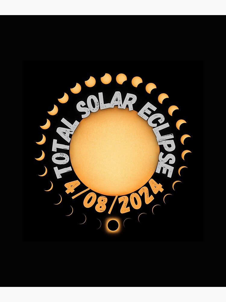 "Missouri Total Solar Eclipse Path 2024 Eclipse Souvenir " Poster for
