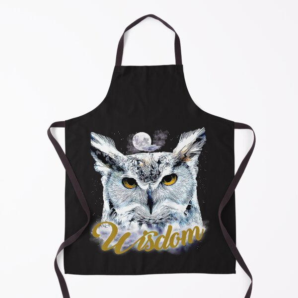 Item preview, Wisdom Owl (gold font) designed and sold by Tripp Art Studio.