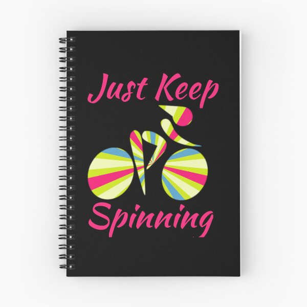 Item preview,  Spin Class Fans Women Girls Just Keep Spinning designed and sold by Peggy Lindstrom.