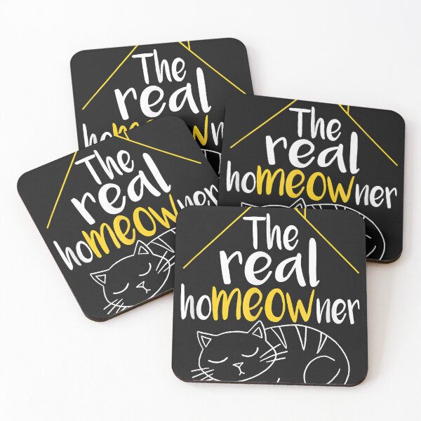 Item preview, He Real Homeowner Meow Cat  designed and sold by JenniferCummi.