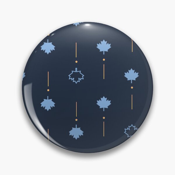Item preview, Palmate Leaf Navy Blue Print designed and sold by Inzent.