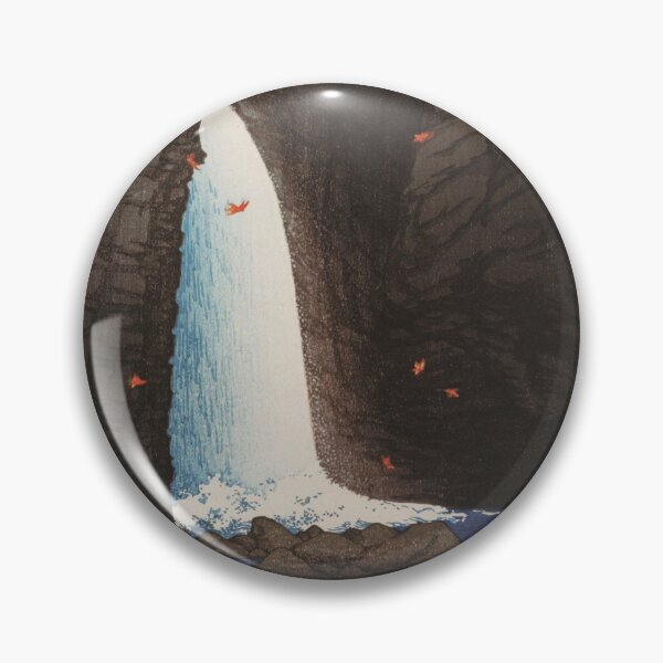 Item preview,  Kawase Hasui Yuhi Waterfall in Autumn designed and sold by TeeARTHY.