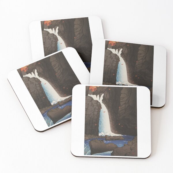 Item preview,  Kawase Hasui Yuhi Waterfall in Autumn designed and sold by TeeARTHY.