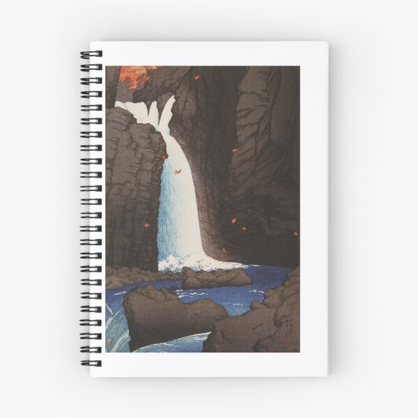 Item preview,  Kawase Hasui Yuhi Waterfall in Autumn designed and sold by TeeARTHY.