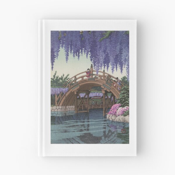 Item preview,  Kawase Hasui  Japanese Woodblock art Kawase Hasui Girl on Bridge designed and sold by TeeARTHY.