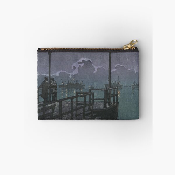 Item preview,  Kawase Hasui Harbor at Night, Otaru designed and sold by TeeARTHY.