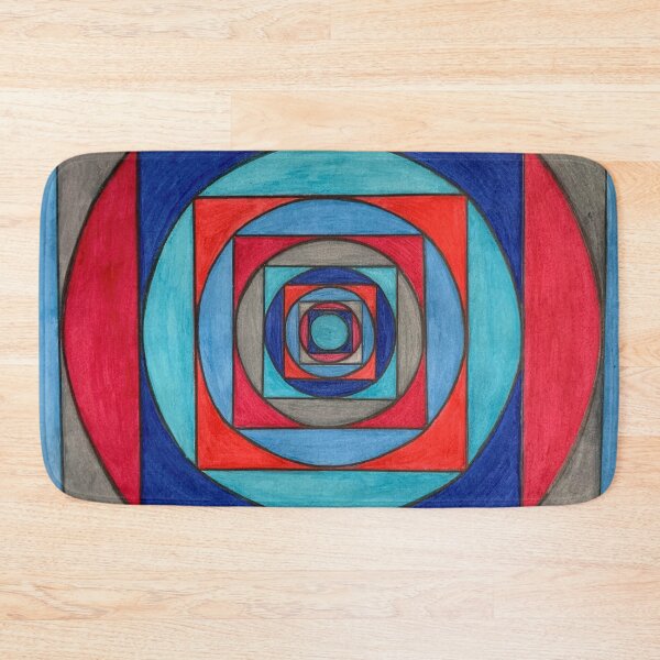 Item preview, Squared Concentric Circles designed and sold by PameRT-Art-369.