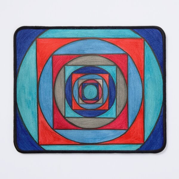 Item preview, Squared Concentric Circles designed and sold by PameRT-Art-369.