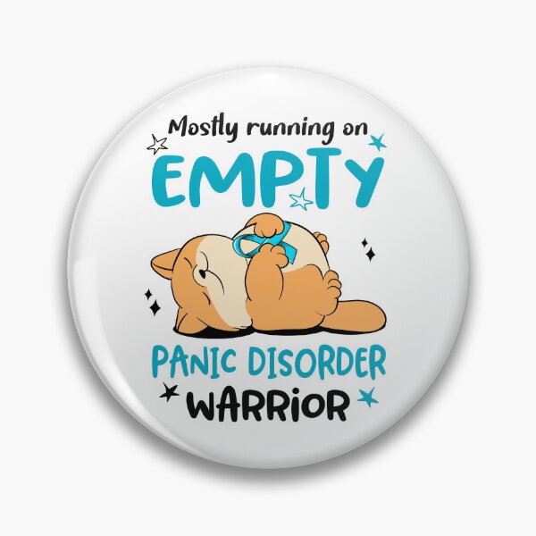 Item preview, Mostly running on Empty Panic Disorder Warrior designed and sold by ElizabethS809.