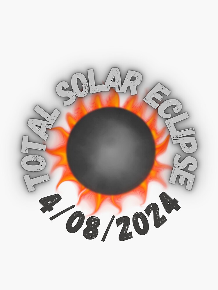" Missouri Total Solar Eclipse Path 2024 Eclipse Souvenir " Sticker for