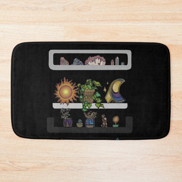 Item preview, Dark Crystal Plant Collection, Shelves with a Cat, Transparent Sticker designed and sold by Lucidesigns.