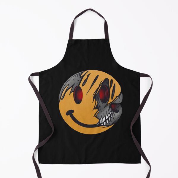 Item preview, Emoji Half Smiley Half Angry Yellow Skull designed and sold by Mech-Designer.