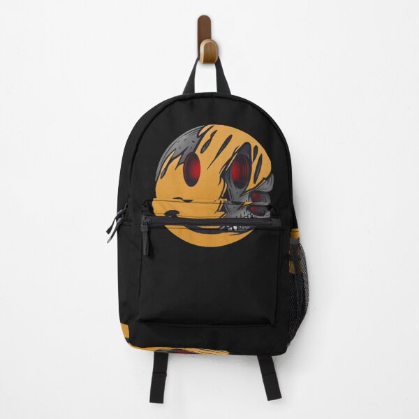 Item preview, Emoji Half Smiley Half Angry Yellow Skull designed and sold by Mech-Designer.