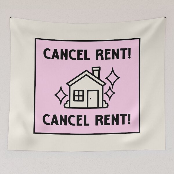 Item preview, Cancel Rent - Housing For All designed and sold by Picket Club.