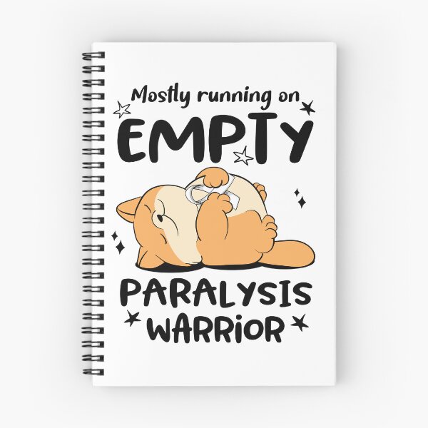 Item preview, Mostly running on Empty Paralysis Warrior designed and sold by ElizabethS809.