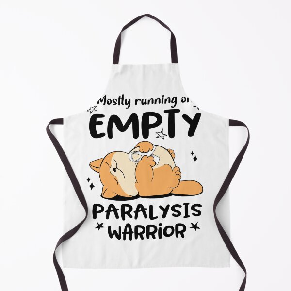 Item preview, Mostly running on Empty Paralysis Warrior designed and sold by ElizabethS809.