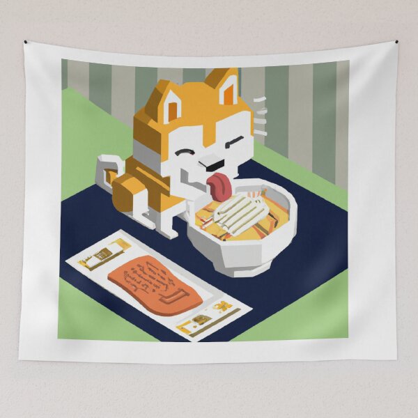 Item preview, Shiba Enjoying Ramen designed and sold by Ricardo Lee.